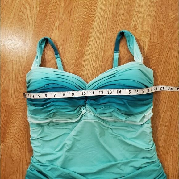 Bleu Rod Beattie Sea Dive Ruched One Piece 18W - Picture 10 of 13